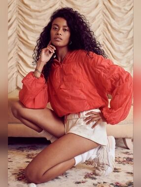 NWT FP Movement Baby Got Track Jacket, Pink/Rose, Size Large